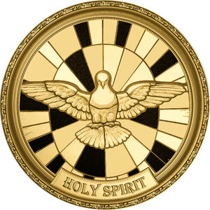 Monnaie HOLY SPIRIT 1/200 Oz Or 5000 Francs Chad (PRÉCOMMANDE)