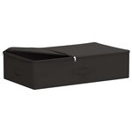 vidaXL Boîte de rangement 6 Pièces Anthracite 70 x 40 x 18 cm