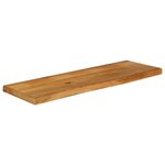 vidaXL Dessus de table à bord vivant 110x20x3 8cm bois massif manguier