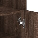 vidaXL Buffet chêne marron 45x35x75 cm bois d'ingénierie