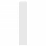 vidaXL Armoire murale blanc 80x15x80 cm bois d'ingénierie