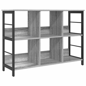 vidaXL Étagère Gris Sonoma 102 x 32 x 72 5 cm Bois d'ingénierie
