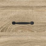 vidaXL Table basse Chêne Sonoma 49 x 50 x 37 cm Bois d'ingénierie