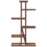 vidaXL Support à fleurs 75x25x140 5 cm bois massif de sapin