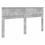 vidaXL Tête de lit Gris béton 180 cm Bois d'ingénierie