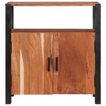 vidaXL Buffet Marron 70 x 30 x 75 cm Bois d'Acacia Massif
