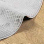 vidaXL Tapis IZA poils courts style scandinave gris Ø 200 cm