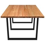 vidaXL Table à manger 320x120x74 cm bois de chêne massif rectangulaire