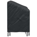 vidaXL Housse de banc de jardin Noir 134 x 70 x 65 / 94 cm Tissu 420D