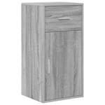 vidaXL Bureau d'angle gris sonoma 102x88x75 cm Bois d'ingénierie