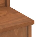 vidaXL Portemanteau SANDNES 45x40x159 5 cm bois massif pin