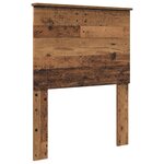 vidaXL Cadre de lit Bois ancien 75 x 190 cm Bois de pin massif