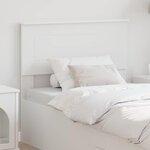 vidaXL Tête de lit Blanc 90 cm Bois d'ingénierie