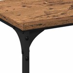 vidaXL Table console avec étagère Bois Ancien 200 x 29 x 75 cm