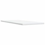 vidaXL Sommier à lattes de lit avec matelas Bleu 100x200 cm Tissu