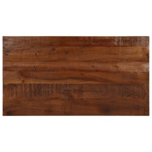 vidaXL Dessus de table 120x50x2 5cm rectangulaire bois massif récupéré