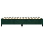 vidaXL Cadre de lit vert foncé 80x200 cm velours