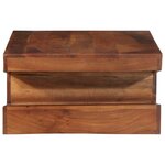 vidaXL Table basse 90x60x30 cm bois massif d'acacia