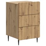 vidaXL Cabinet de chevet Chêne artisanal 43 x 41 x 68 cm