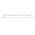 vidaXL Auvent rétractable électrique Orange et marron 4 5 × 3 m