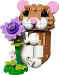 LEGO Creator 3-en-1 L'adorable hamster et la fleur 31376