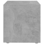 vidaXL Meubles TV 2 Pièces gris béton 37x35x37 cm bois d’ingénierie