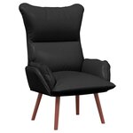 vidaXL fauteuil Noir 69 x 74 x 93 cm Simili cuir