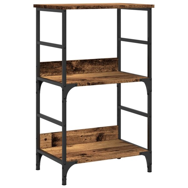 vidaXL Bibliothèque vieux bois 50x33x82 cm bois d'ingénierie