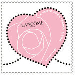 Timbre coeur - Lancôme - Lettre verte - 20g