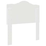 vidaXL Tête de lit Blanc Brillant 100 cm Bois d'ingénierie
