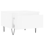 vidaXL Tables basses 2 Pièces blanc 50x46x35 cm bois d'ingénierie