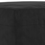 vidaXL Ensemble de canapés 3 Pièces avec coussins Noir Velours