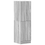 vidaXL Ensemble d'armoires de cuisine 3 Pièces sonoma gris