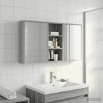vidaXL Ensemble de Meubles de Salle de Bain 3 Pièces 116 x 16 x 62 5 cm