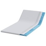 vidaXL Coussins de Matelas Blanc 120 x 200 cm