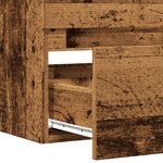 vidaXL Armoire d'évier vieux bois 90x38 5x45 cm bois d'ingénierie