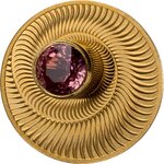 Pièce de monnaie en Or 1000 Francs g 1 Millésime 2025 PADPARADSCHA DELUXE