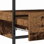 vidaXL Table Console avec tiroir Bois Ancien 75 x 40 x 75 cm