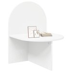 vidaXL Table de chevet 2 Pièces Blanc 48 x 49 x 65 cm Bois d’ingénierie