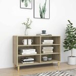 vidaXL Buffet chêne sonoma 103 5x35x70 cm bois d'ingénierie