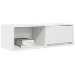 vidaXL Meuble TV blanc 80x31x25 5 cm bois d'ingénierie