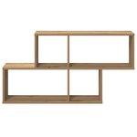 vidaXL Étagère murale chêne artisanal 100x18x53 cm bois d'ingénierie