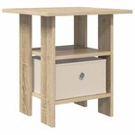 vidaXL Table de chevet Chêne Sonoma 41 x 40 x 45 cm Bois d'ingénierie