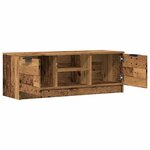 vidaXL Meuble TV vieux bois 102x35x36 5 cm bois d'ingénierie