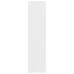 vidaXL Garde-robe Blanc 100x50x200 cm Bois d'ingénierie