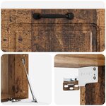 vidaXL Meuble TV mural Bois ancien 78 5 x 41 x 30 cm Bois d'ingénierie
