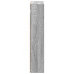 vidaXL Armoire murale de salle de bain Gris Sonoma 30 x 10 x 50 cm