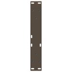 vidaXL Pieds de table basse en forme de V  2 pièces  acier naturel  30 x (30-31 3) cm