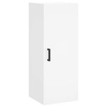 vidaXL Buffet haut Blanc 34 5x34x180 cm Bois d'ingénierie