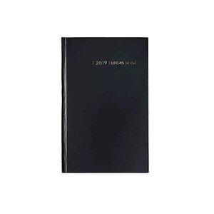 Agenda journalier 12 x 17 cm 'Couronne' EURO/Cent Noir LECAS